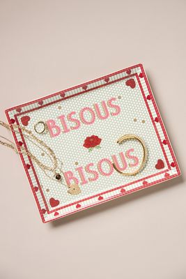Bistro Valentine Tile Stoneware Vanity Tray