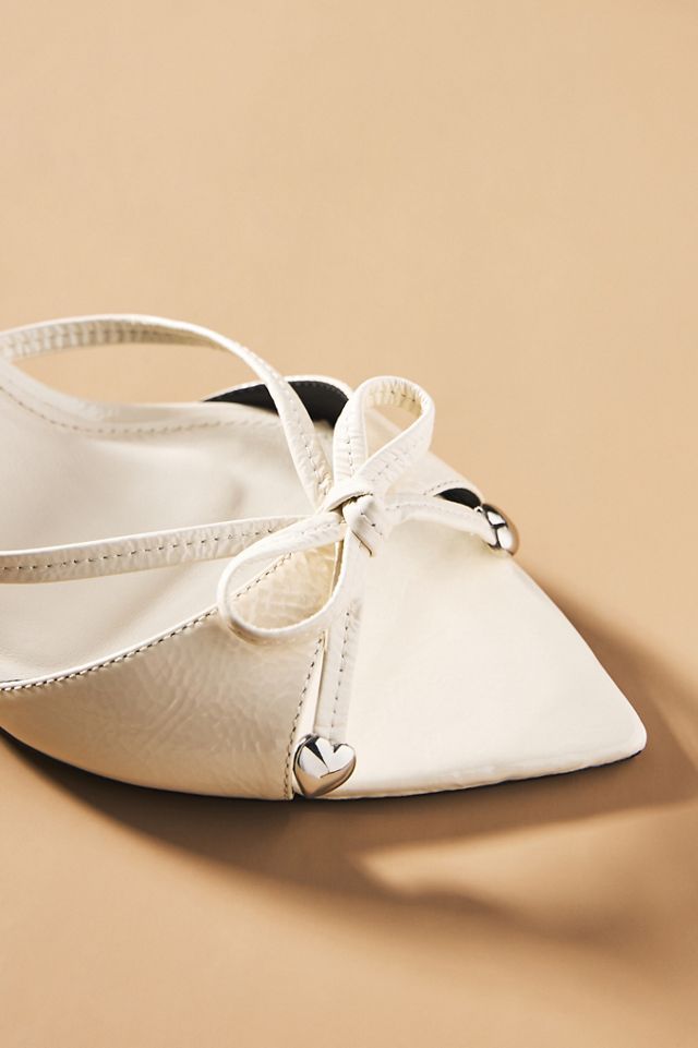 Vicenza Saga Bow Mule Heels #5