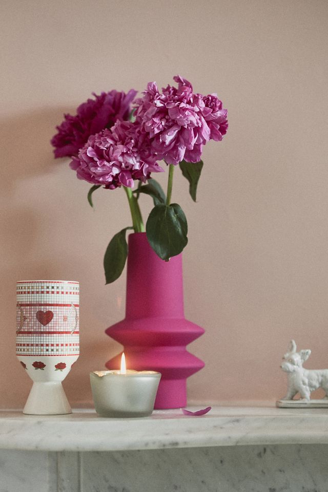 The Bistro Tile Stoneware Vase: Valentine's Edition #3