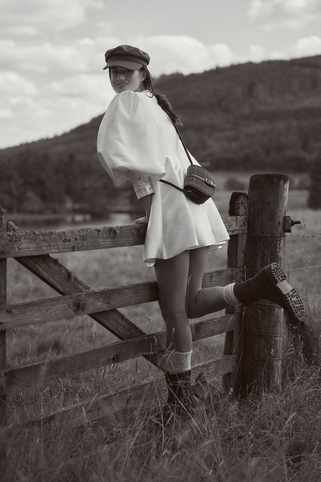 Mare Mare Puff-Sleeve Taffeta Mini Dress #5