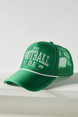 Shop Worn/west In My Football Era Trucker Hat In Green