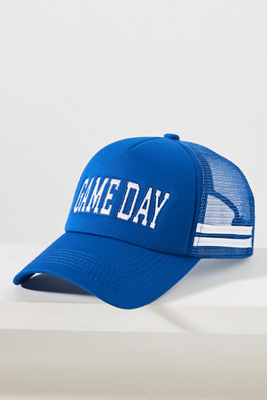 Worn/West Game Day Trucker Hat | Anthropologie display picture 1