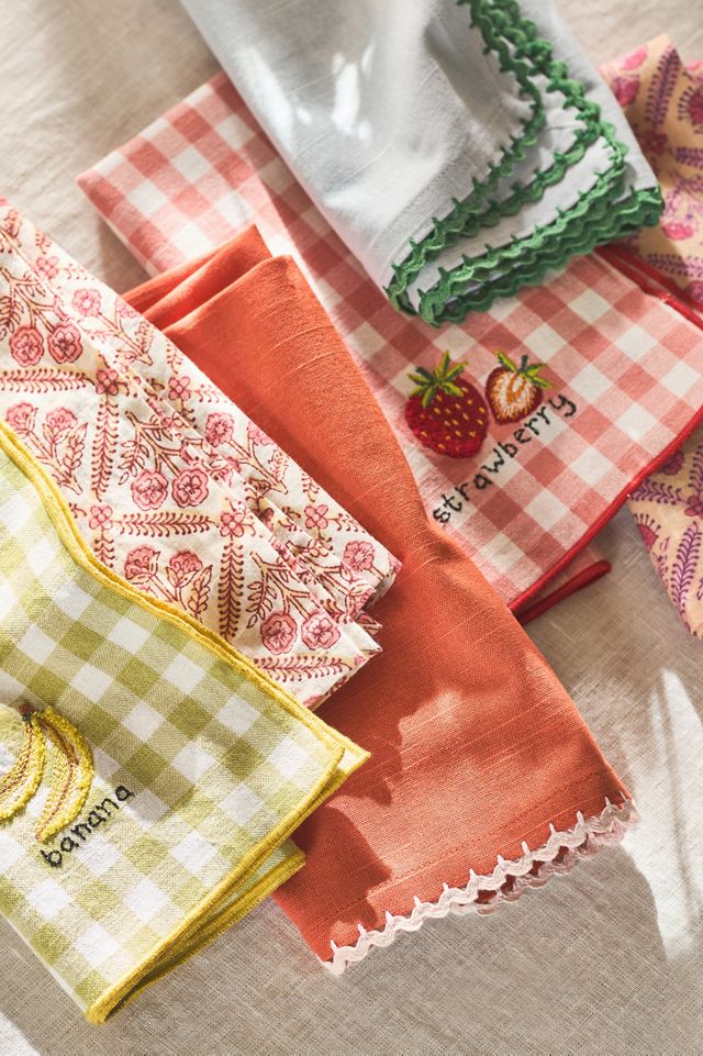 Icon Fruit Napkins, Set of 4 #3