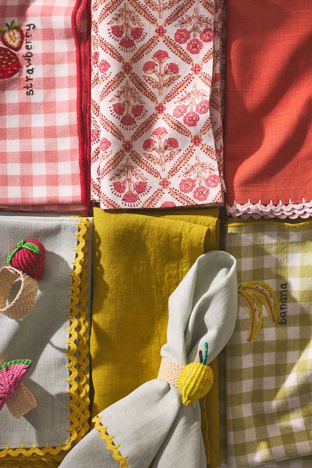 Icon Fruit Napkins, Set of 4 #4