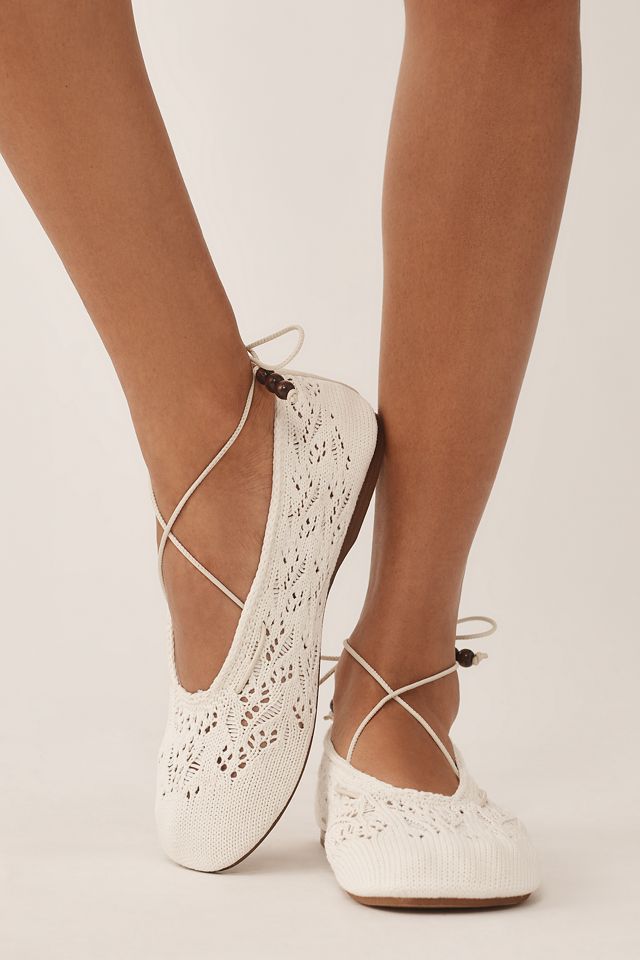 ALOHAS Rosemary Crochet Flats | Anthropologie