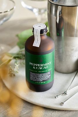Peppermint + Cacao Cocktail Syrup