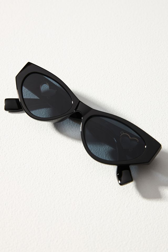 I-SEA Jenni Heart Cutout Cat-Eye Sunglasses #2