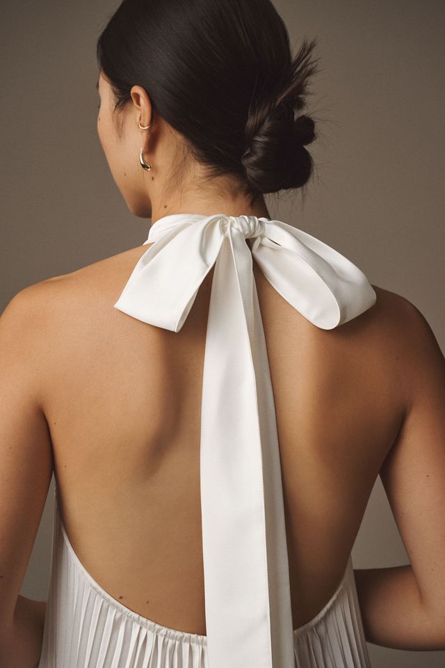L'IDÉE Opera Halter Cutout Maxi Gown #3