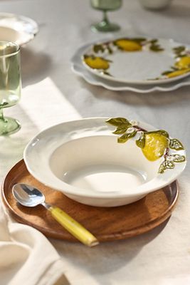 ANTHROPOLOGIE FOSTER ICON STONEWARE PASTA BOWL 
