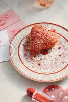 The Bistro Tile Stoneware Dessert Plate: Halloween Edition