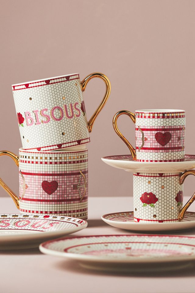 The Bistro Tile Stoneware Mug: Valentine's Edition #2