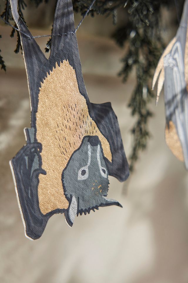 Hanging Bats Paper Garland #1