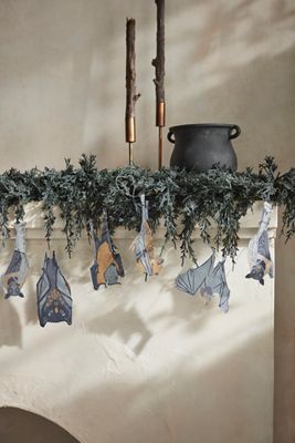 Hanging Bats Paper Garland