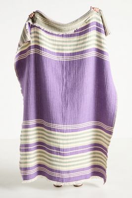 Jolene Cotton Wool Woven Throw Blanket