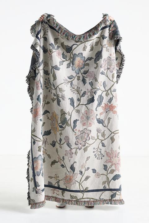 Tales Cotton Woven Throw Blanket