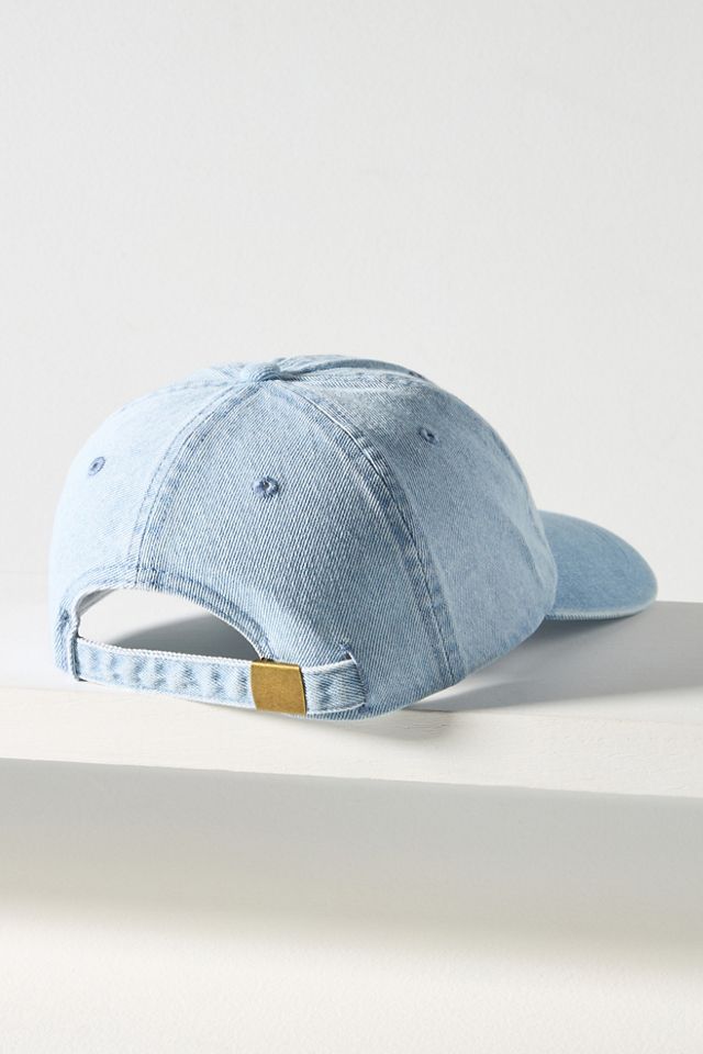Clare V. Déjà Vu Denim Baseball Cap #1