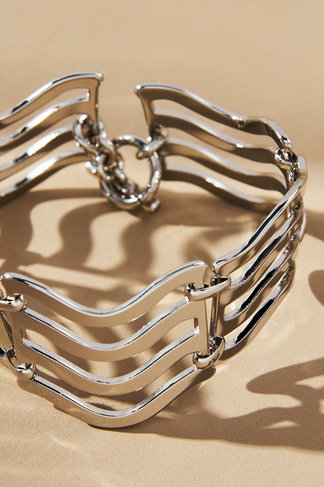 Wavy Link Bracelet #1