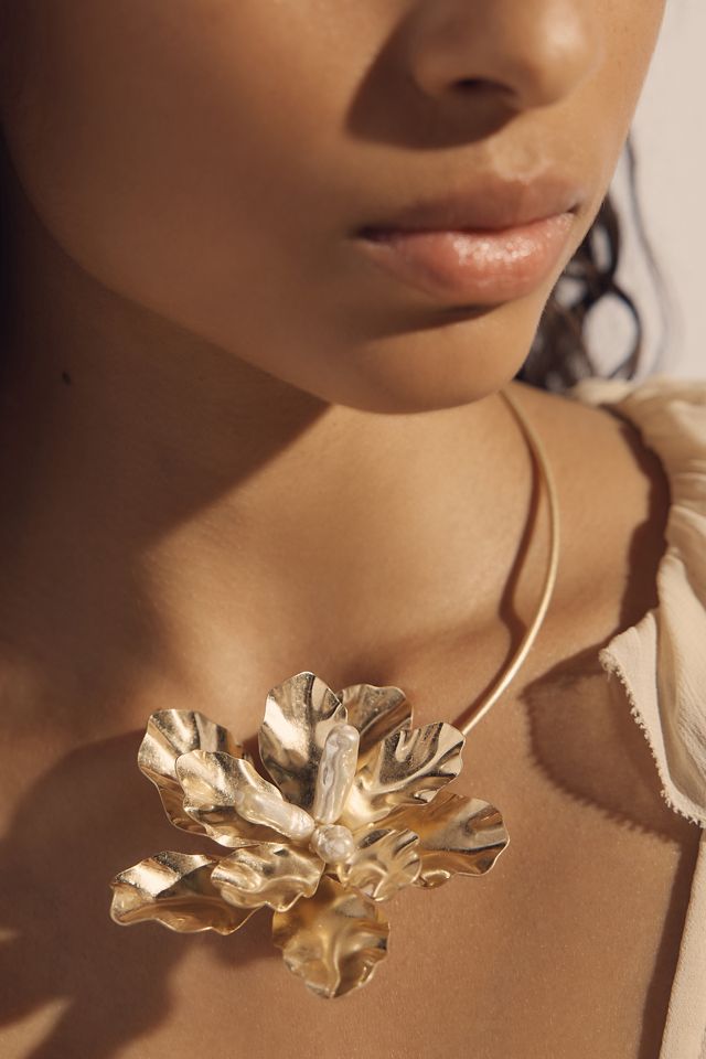 Flower Collar Necklace #1