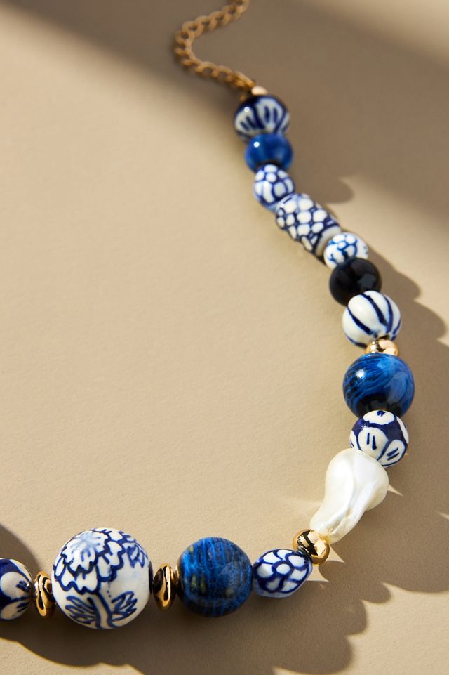 Porcelain Beaded Necklace #1