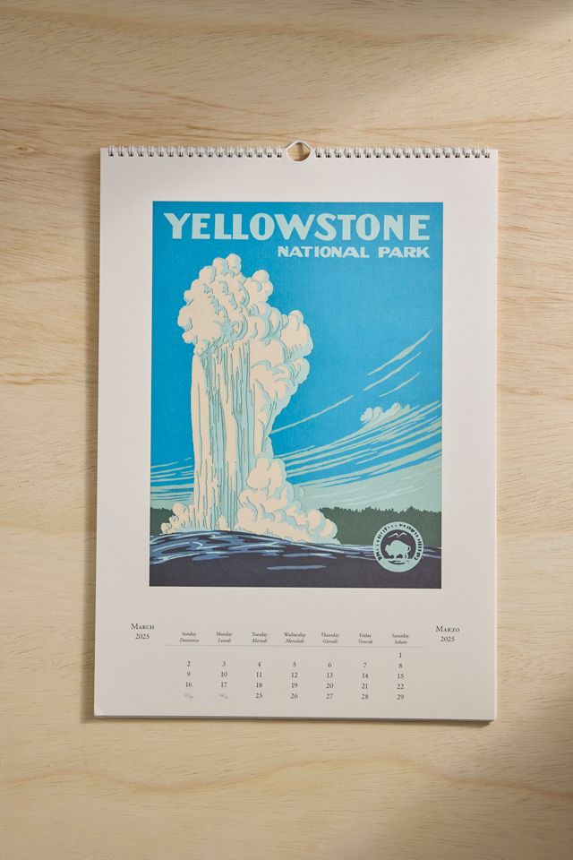 National Parks 2025 Calendar | Terrain