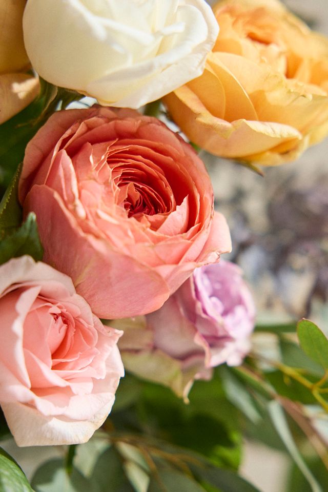 Fresh Mixed Garden Rose Bouquet #1