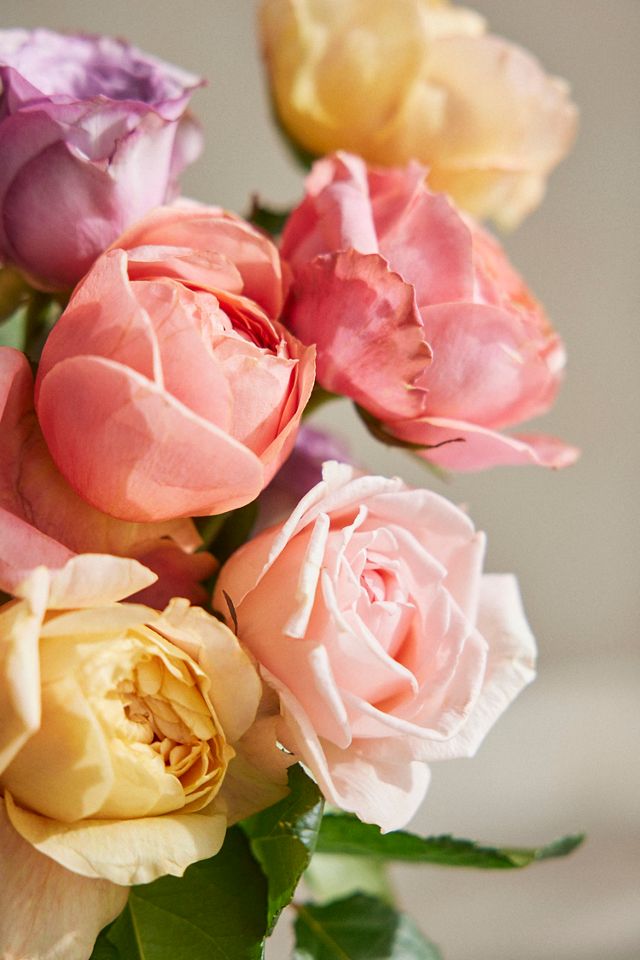 Fresh Garden Rose Bouquet #1