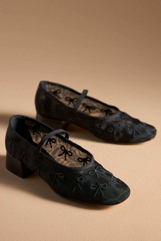 Maeve Mesh Block Heels #5