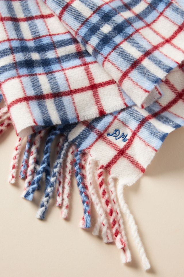 Damson Madder Bonnie Check Scarf #1