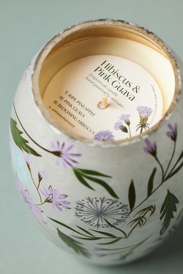 Mari Fruity Hibiscus & Pink Guava Glass Candle #2