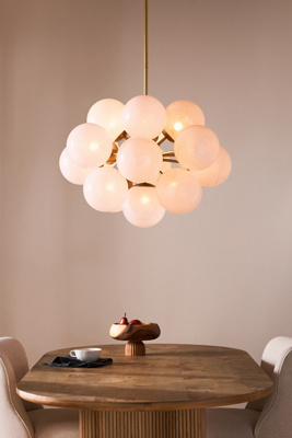 Anthropologie Shine Chandelier In Yellow