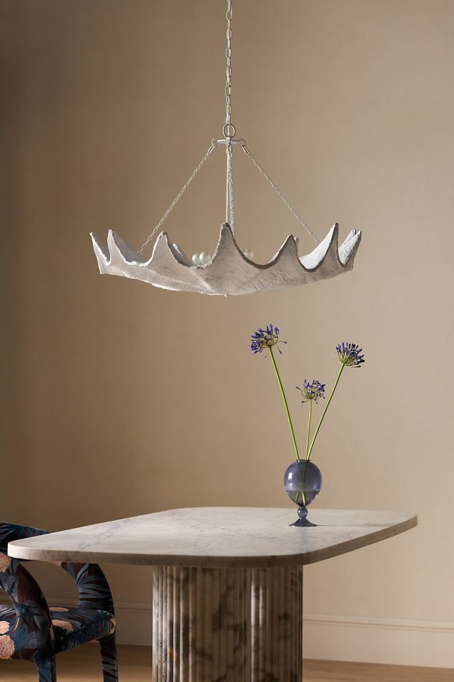Coastal Living Clam Chandelier #1