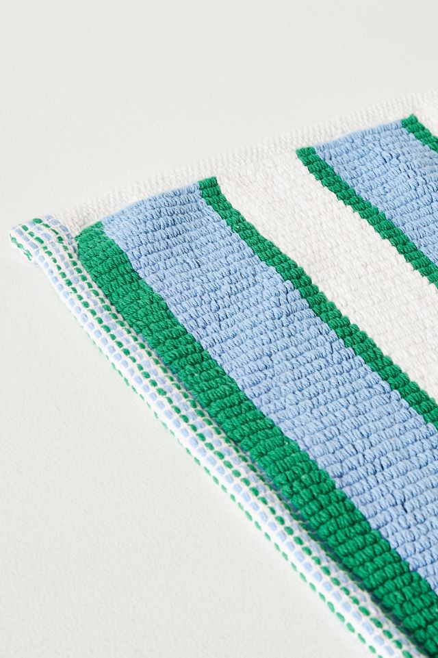 Tufted Sutton Cotton Stripe Bath Mat #2