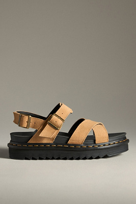 Dr. Martens Blair Suede Sandal In Brown