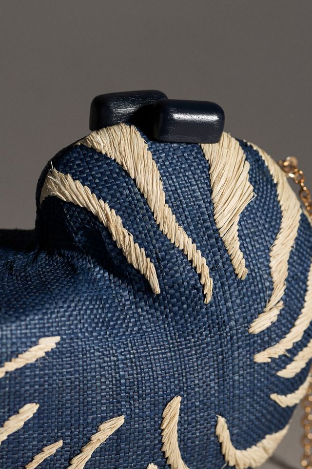 POOLSIDE Anna Conch Clutch | Anthropologie