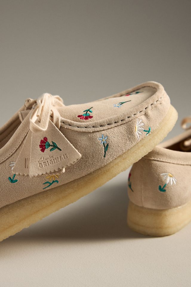 Clarks Wallabee Floral Flats #2