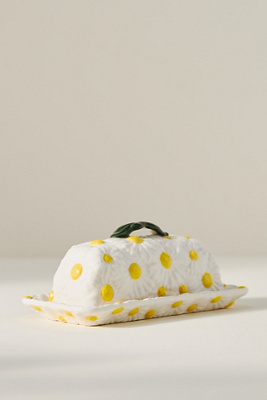 Anthropologie Foster Stoneware Butter Dish