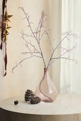 Faux Snowy Twig Branch