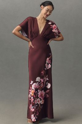 Anthropologie BHLDN Nadya Maxi hot Dress Wed