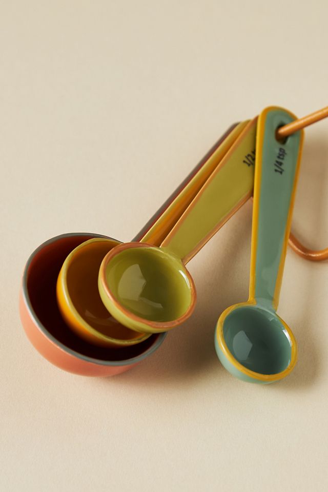 Enamel Measuring Spoons, Set of 4 #1