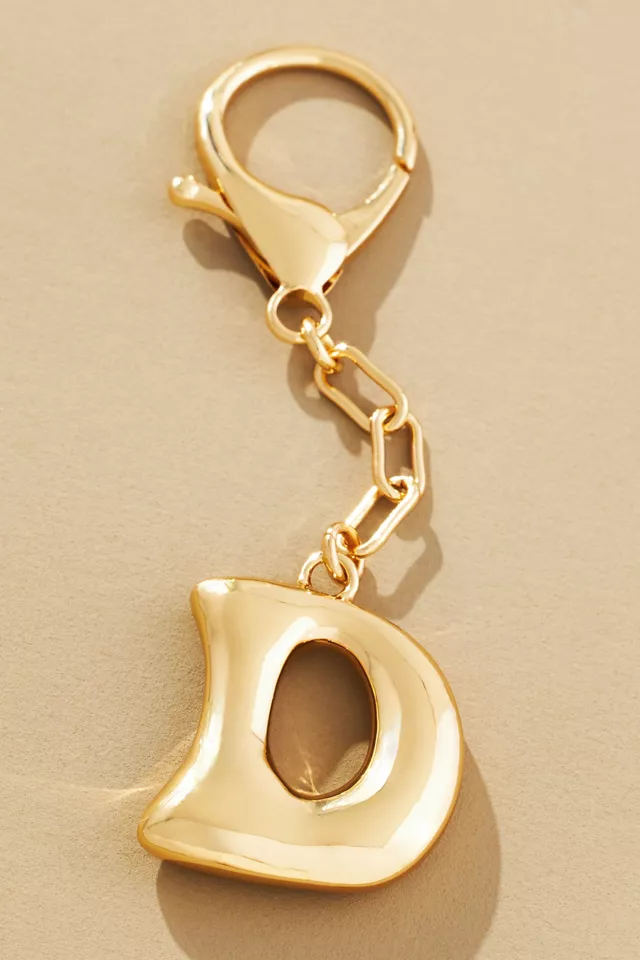 Anthropologie Charme de sac monogramme à lettres bulles