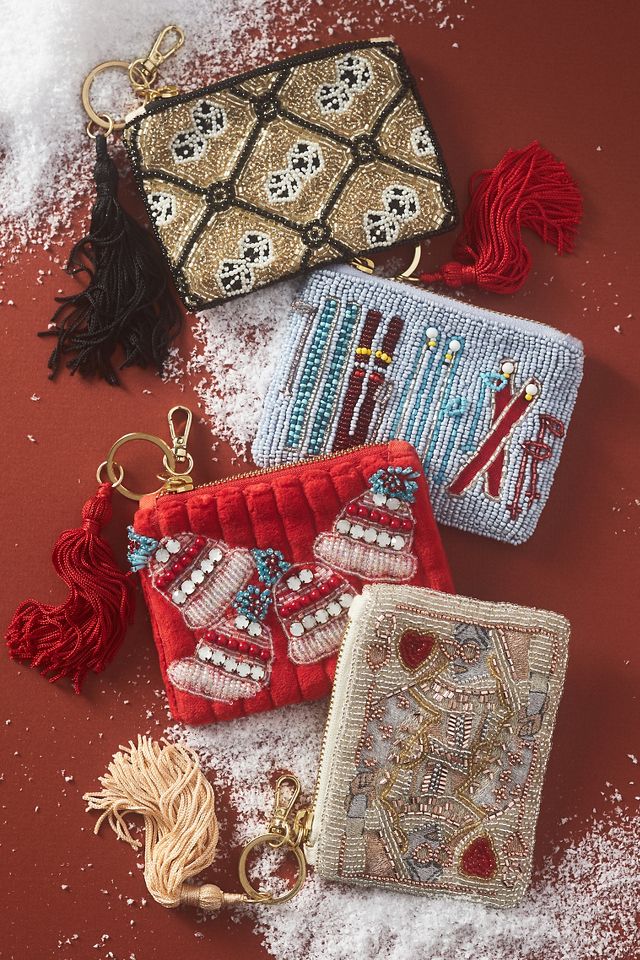 Beaded Coin Purse Holiday Icon Edition