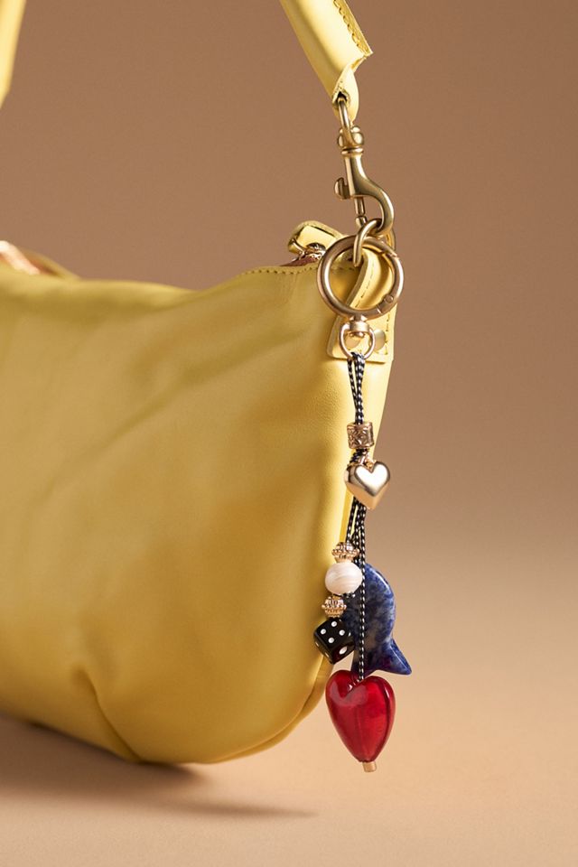 Heart + Fish Bag Charm #2