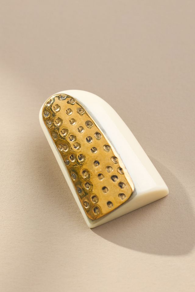 Enamel Metal Drop Earrings #1