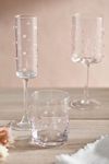 Pink Confetti Flutes, Set of 2