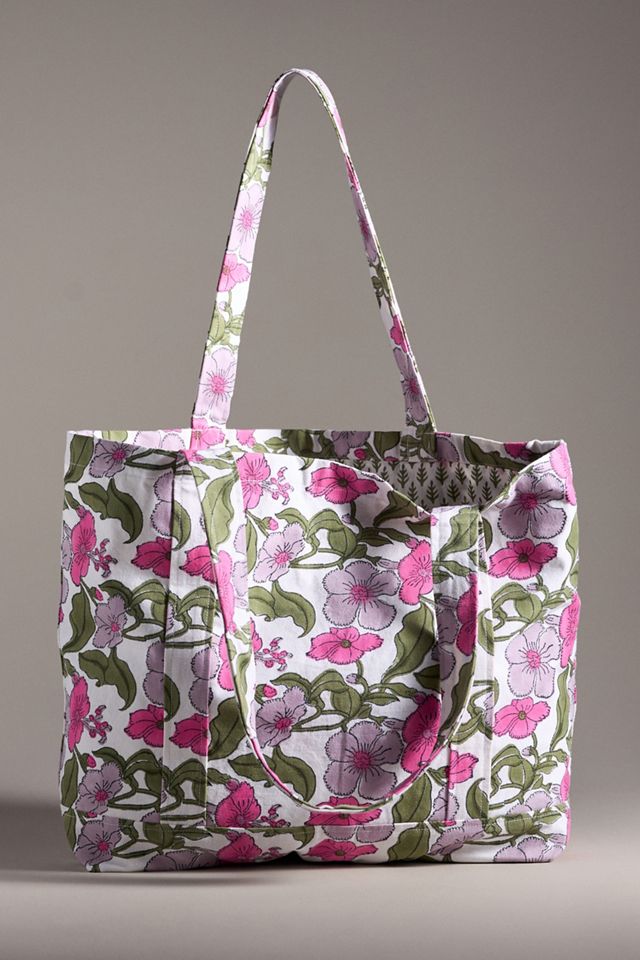 SZ Blockprints Multistripe Tote #1