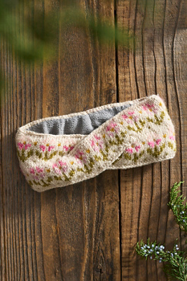 Terrain Leelu Wool + Fleece Headband In Beige