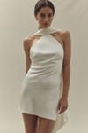 Significant Other Lucile Halter Sash Mini Dress