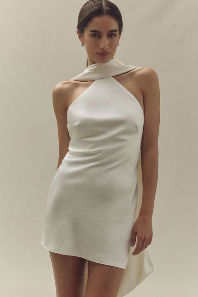 Significant Other Lucile Halter Sash Mini Dress #2