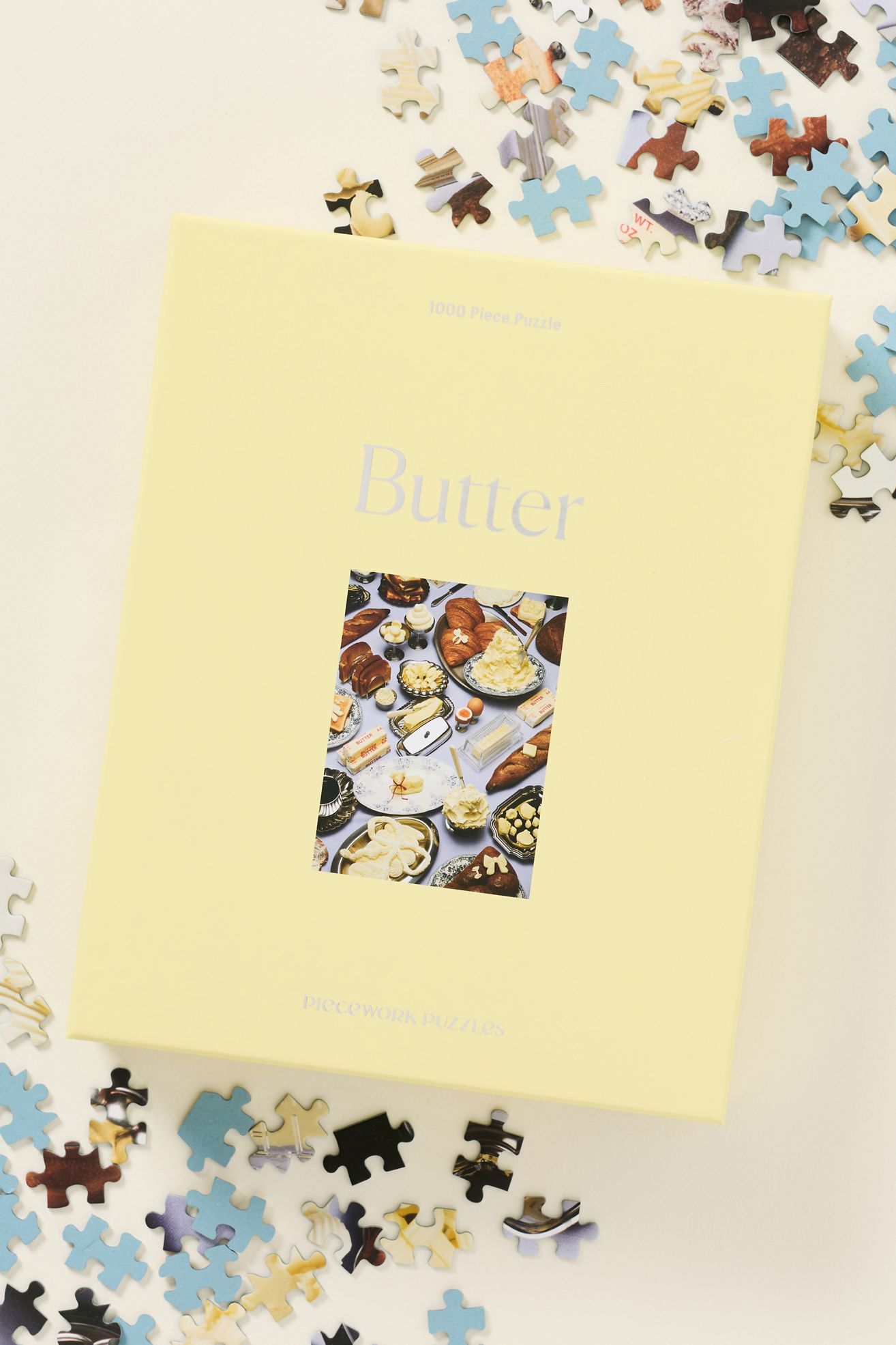 Piecework Puzzle - Light Yellow, Standard, One Size