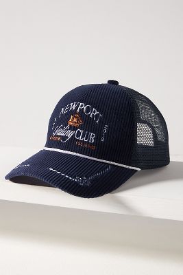 Shop By Anthropologie City Trucker Hat In Blue